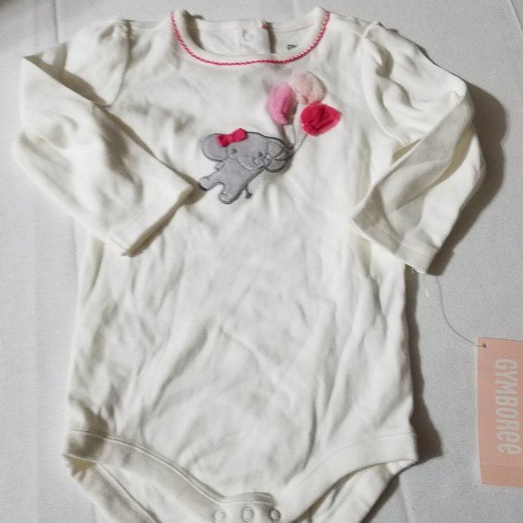 Gymboree Happy Elephant 6-12 month NWT Bodysuit - Picture 1 of 2